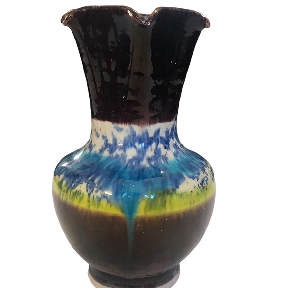 Ceramic Glazed Clay Small Vase - Picture 6 of 10